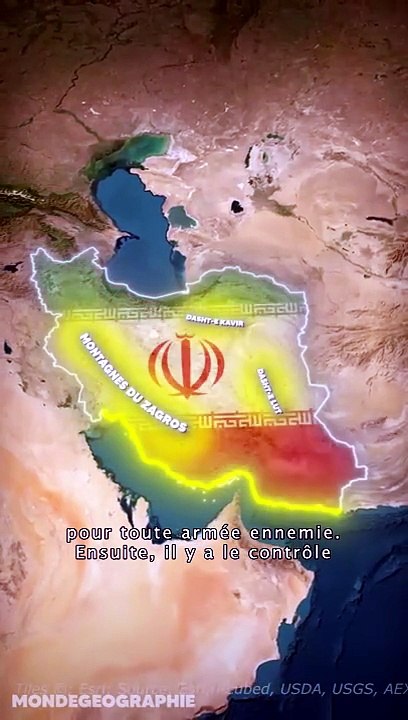 Iran Le pays impossible à envahir! #géographie