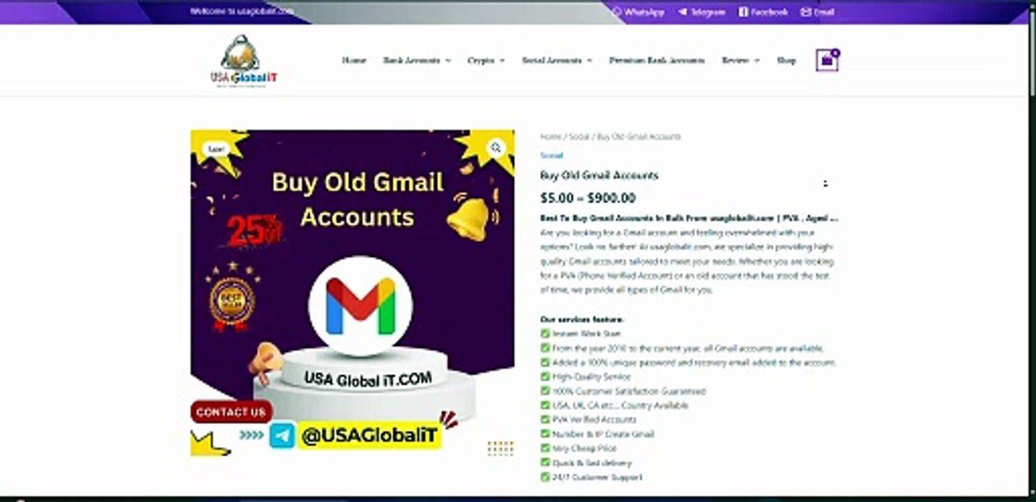 14 Best Sites to Buy Verified Gmail Accounts (Aged or New)