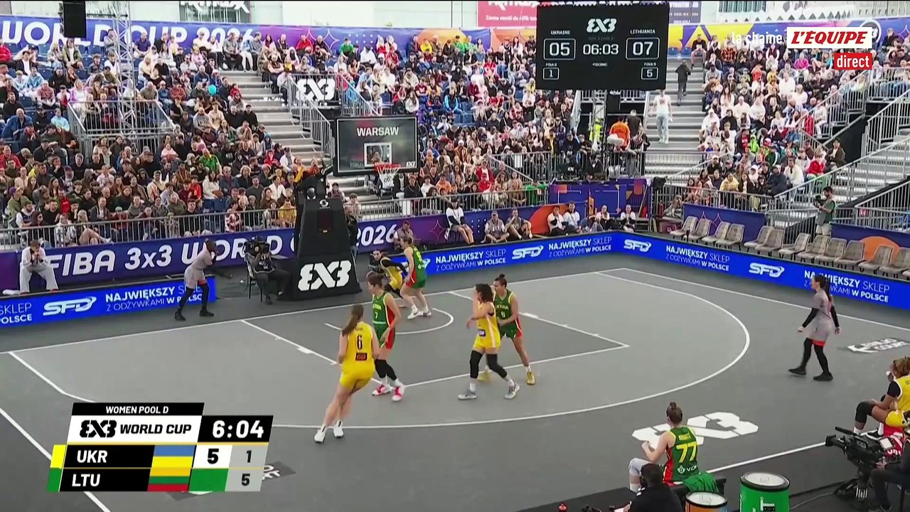 Le replay de la J3 de la Coupe du monde de basket 3x3 - Basket - Coupe du monde