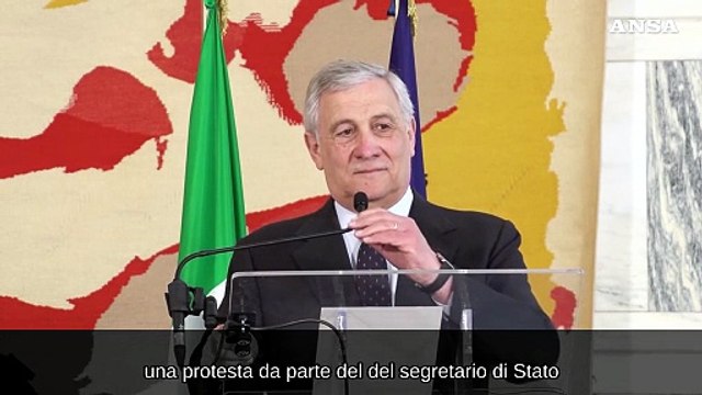 Tajani: Falso che Blinken abbia protestato per Abedini