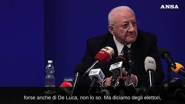 De Luca: Il Governo ha paura degli elettori sul terzo mandato