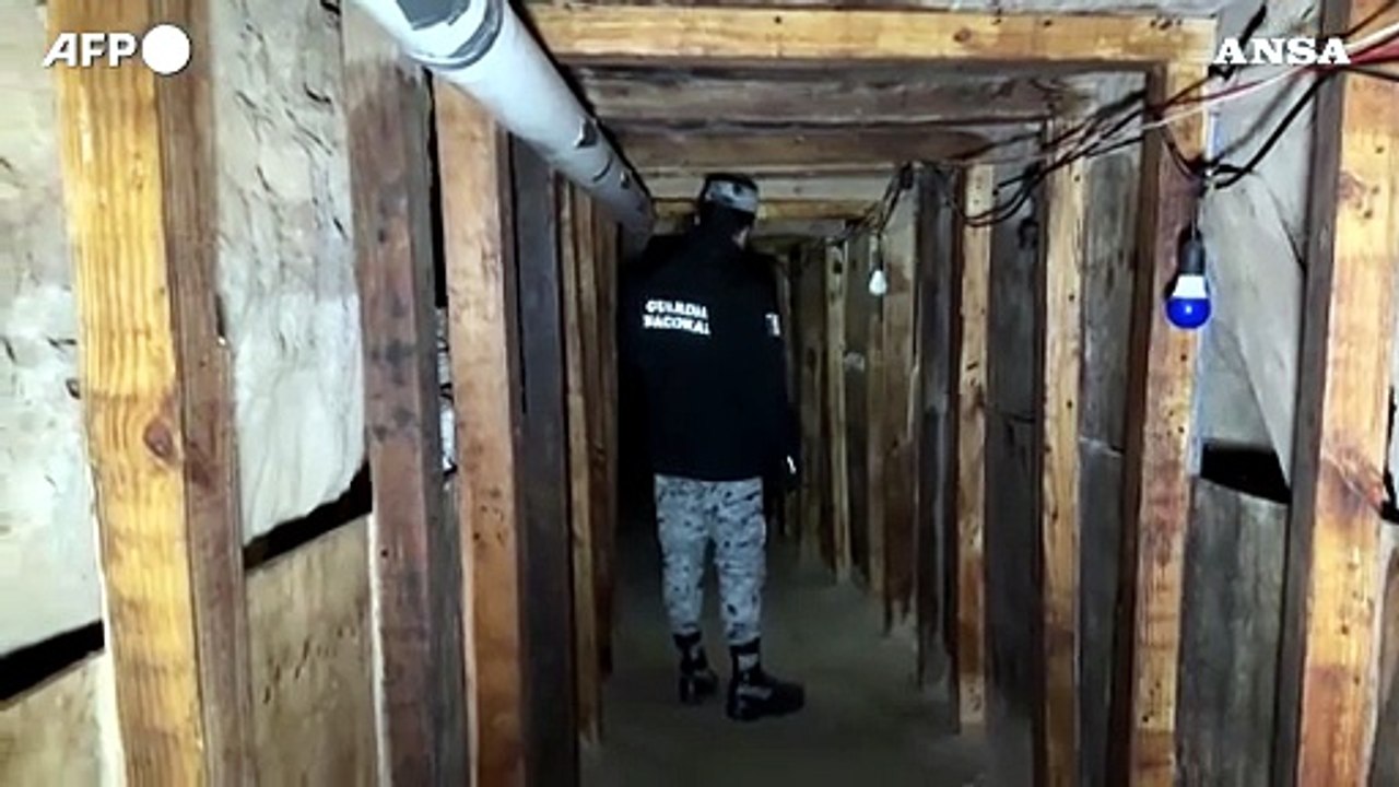 Messico, scoperto un tunnel di 300 metri diretto negli Stati Uniti