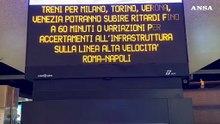 Rallentamenti sull'alta velocita' Roma-Napoli, ritardi di oltre 60 minuti