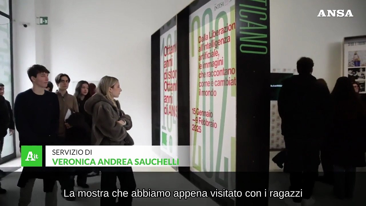 Ansa 80, i licei di Roma e Gaeta in visita alla mostra al Maxxi