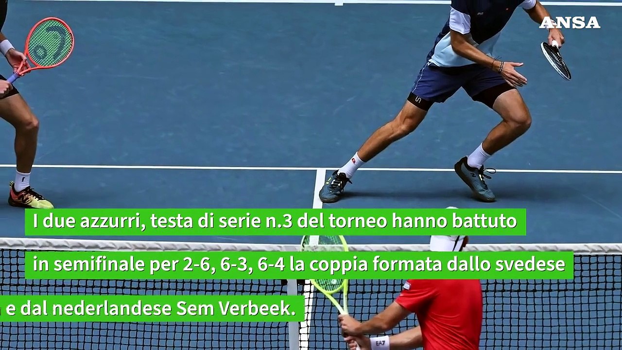 Bolelli-Vavassori in finale. Domani la semifinale di Sinner