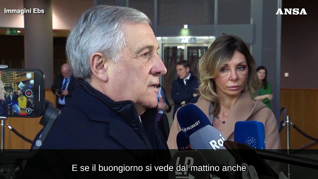 Tajani: "Buon margine con gli Usa sui dazi all'Italia"