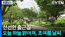 [출근길 YTN 날씨 6/6] 선선한 출근길...오늘 하늘 맑아져, 초여름 날씨 / YTN