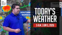 Today's Weather, 5 A.M. | Jun. 5, 2026