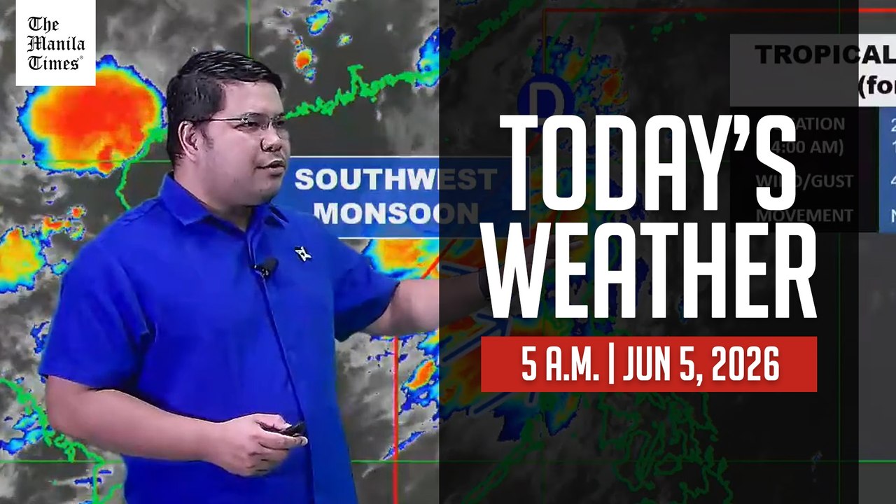 Today's Weather, 5 A.M. | Jun. 5, 2026