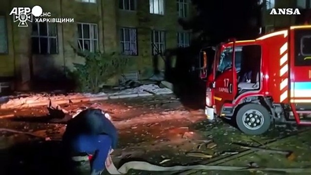 Droni russi su Kharkiv, almeno 12 le persone ferite