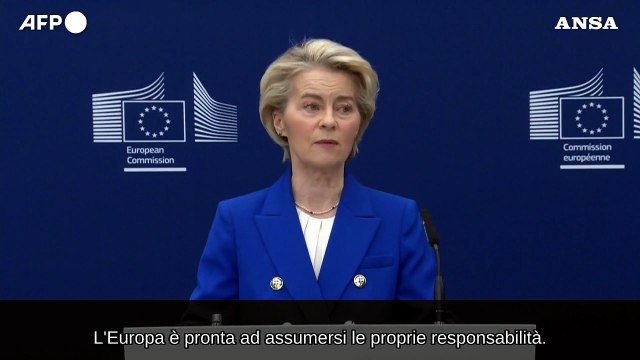 Von der Leyen: Con ReArm Europe fino a 800 miliardi per la difesa europea