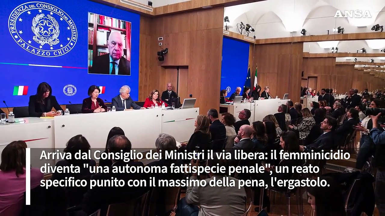 Il femminicidio diventa reato autonomo: tutte le novita' del ddl Roccella