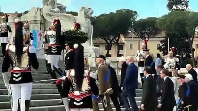 Giornata dell'Unita' nazionale, la cerimonia all'Altare della Patria