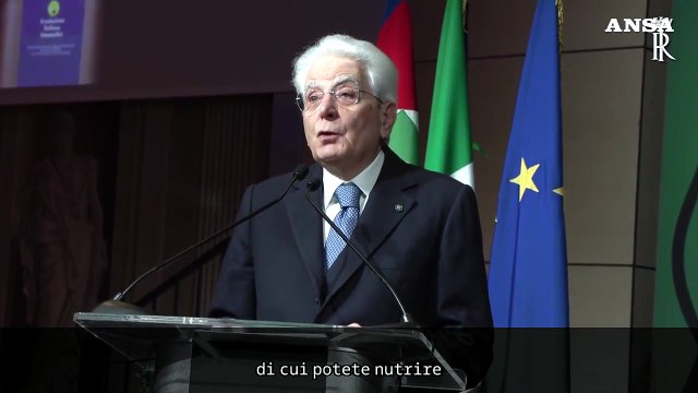 Mattarella: Il futuro non si costruisce vivendo di nostalgie