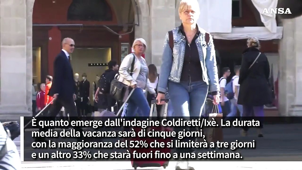 A Pasqua e nei ponti pronti per le vacanze 18,5 milioni di italiani