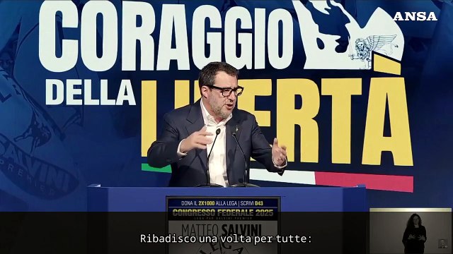Congresso Lega, Salvini: Viminale? Ne parlero' con Meloni, io a disposizione