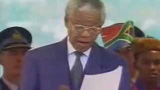 Discours d'investiture de Nelson Mandela