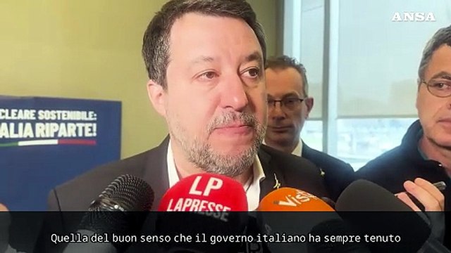 Salvini: Meloni vada da Trump con la linea del buon senso
