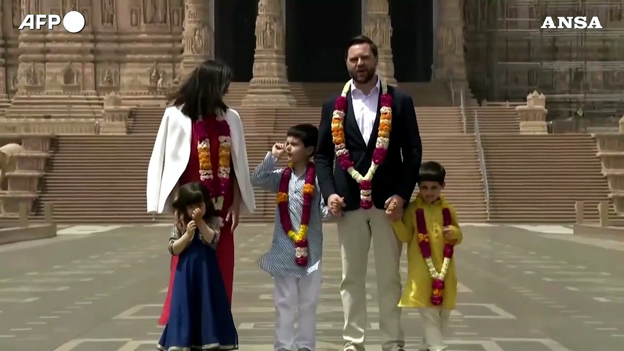 JD Vance e' arrivato in India, in programma i colloqui per l'accordo sui dazi