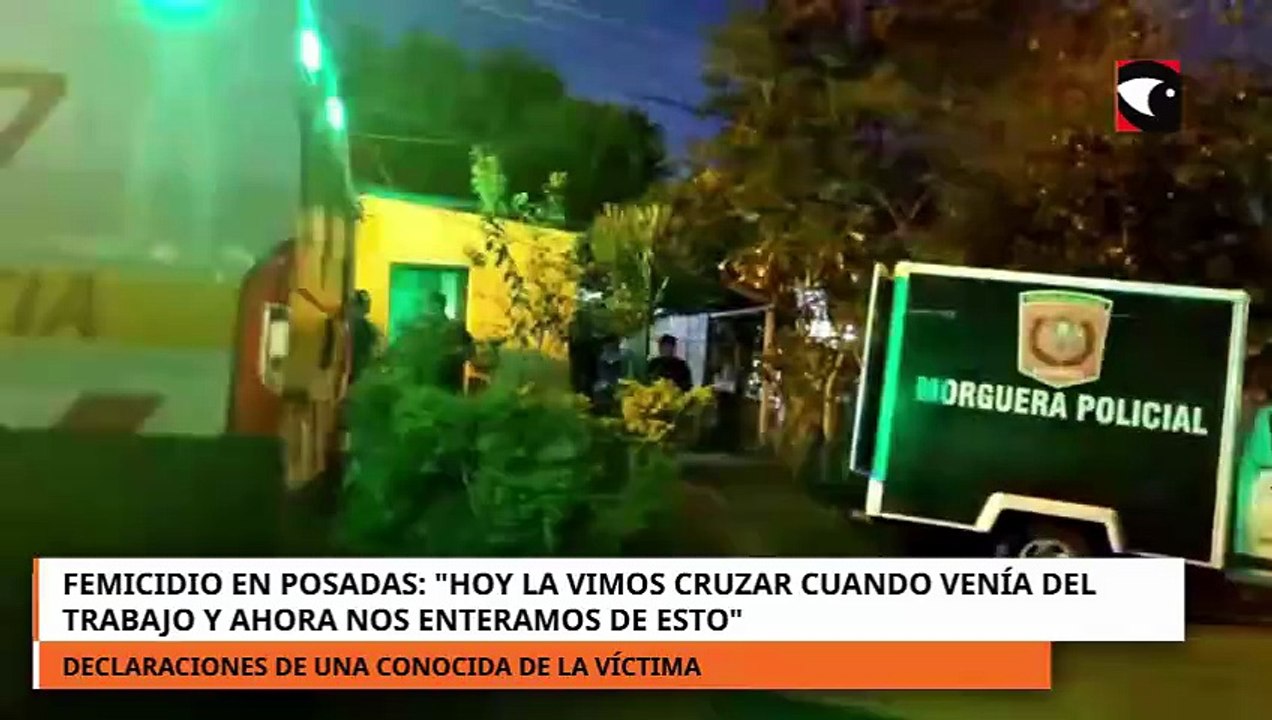 “Hoy la vimos cruzar cuando venía del trabajo y ahora nos enteramos de esto”