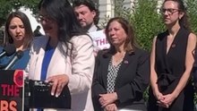 Rep. Rashida Tlaib speaking against Israel
