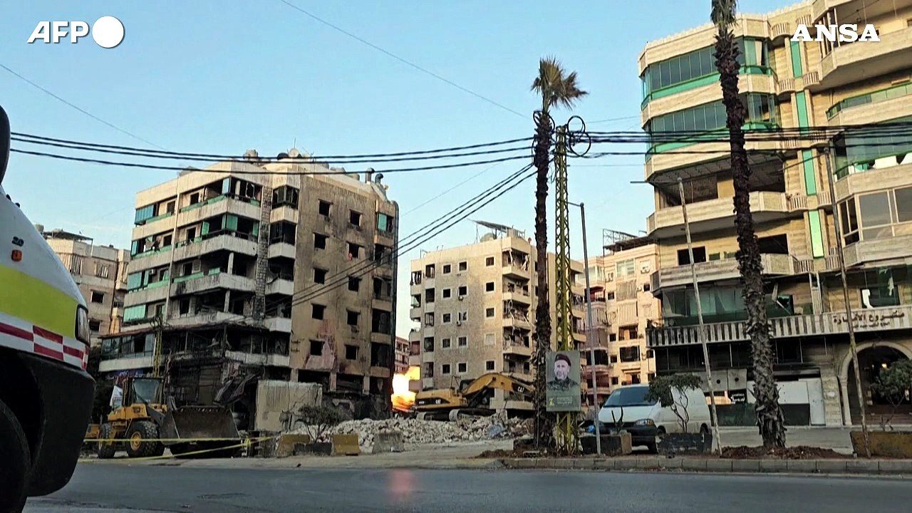 Libano, colpito un edificio di Hezbollah a Beirut