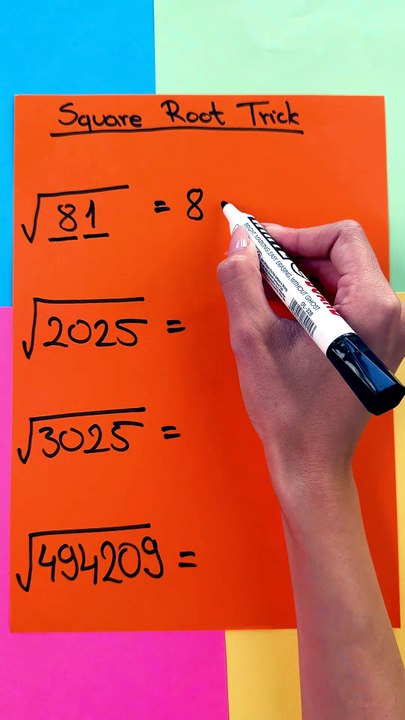 Square root calculations made super simple