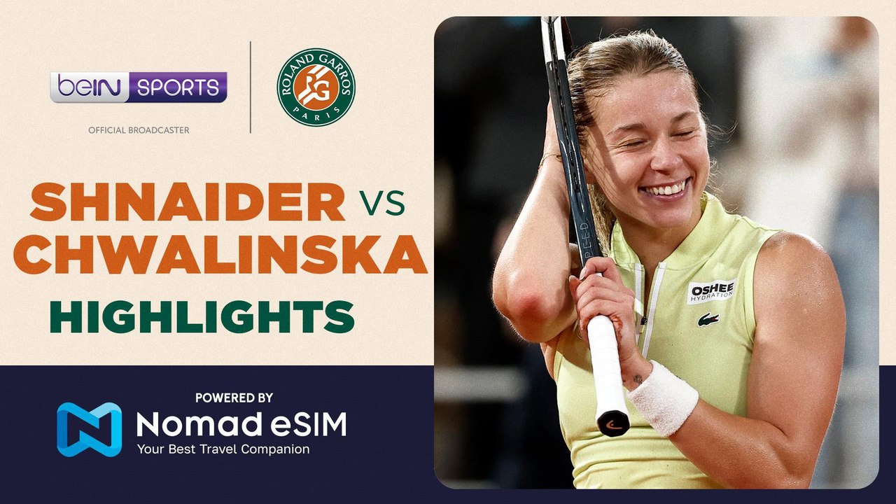 Diana Shnaider vs Maja Chwalinska | Roland-Garros 2026 | Match Highlights