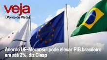 Acordo UE-Mercosul pode elevar PIB brasileiro em até 2%, diz Ciesp