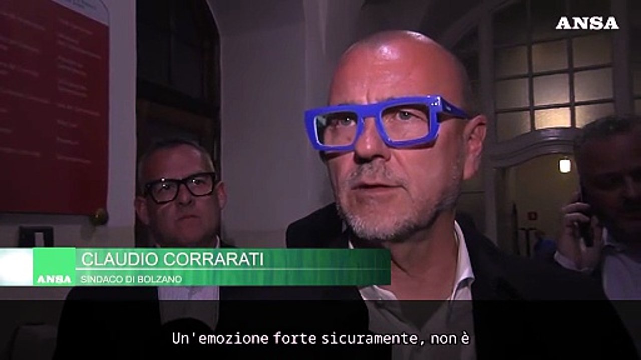 Corrarati eletto sindaco di Bolzano: "Un grande momento di responsabilita'"