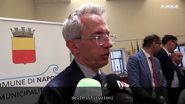 Napoli, Manfredi: Ringrazio Conte e il presidente De Laurentiis