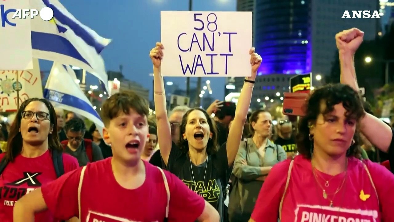Israele, continua la protesta per gli ostaggi e contro la guerra a Gaza