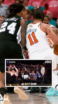 We continue to be amazed by the big shots Jalen Brunson hits. Our reaction last night to the dagger that sealed Game 1...