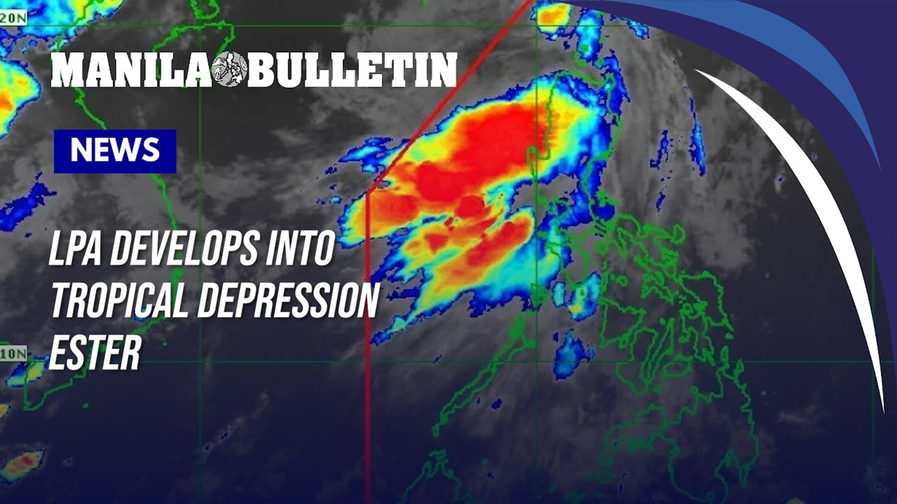 LPA develops into tropical depression Ester