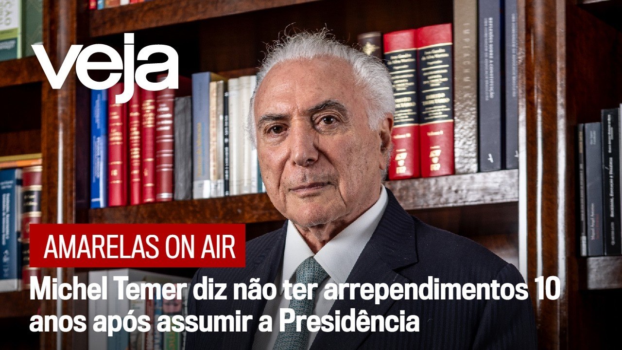 Michel Temer diz não ter arrependimentos 10 anos após assumir a Presidência