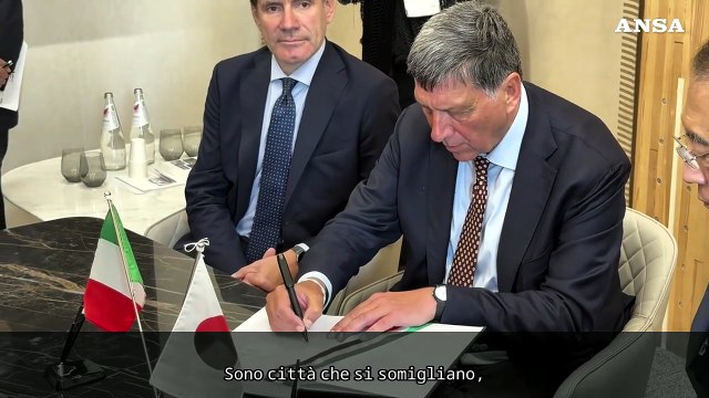 Expo Osaka: patto al Padiglione Italia tra le Camere commercio di Roma e Osaka