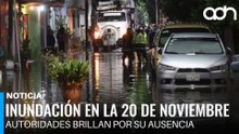 La colonia 20 de Noviembre se hunde entre aguas negras y promesas vacías