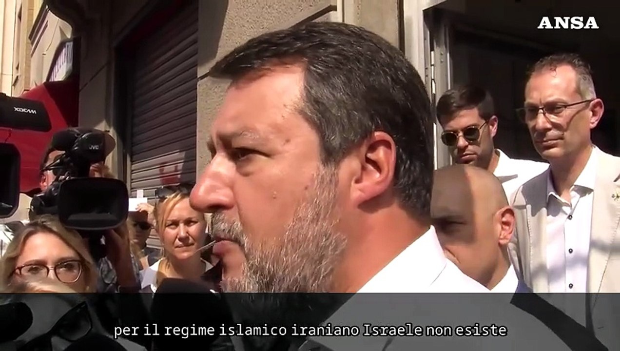 Salvini: "Israele non estenda il conflitto, no a un'escalation"