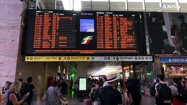 Sciopero treni, a Roma Termini cancellazioni e fino ad un'ora di ritardi