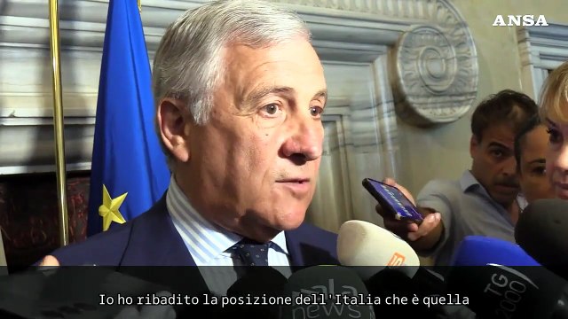 MO, Tajani: Europa sia piu' forte, dopo de-escalation garantire stabilita'