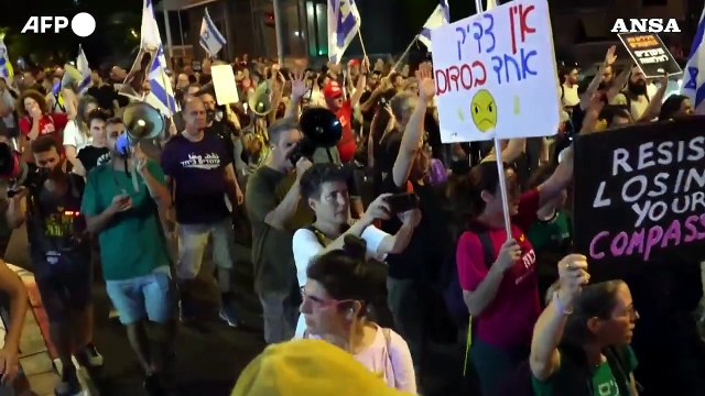 Israele, nuove proteste contro la guerra a Gaza: contatti con la polizia