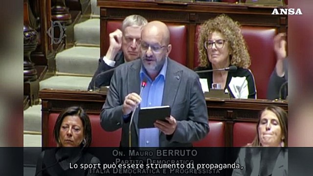 Berruto (Pd): Basta doppie morali. Sospendere Israele dalle gare sportive internazionali