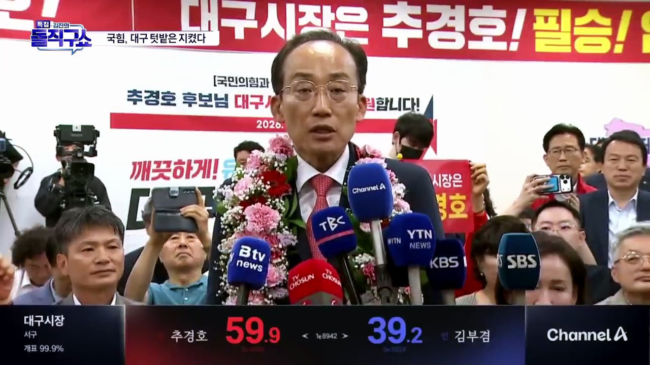 ‘보수 텃밭’은 지켰다…추경호 대구시장 당선