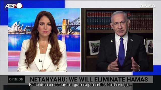 Netanyahu: Siamo sul punto di completare questa guerra
