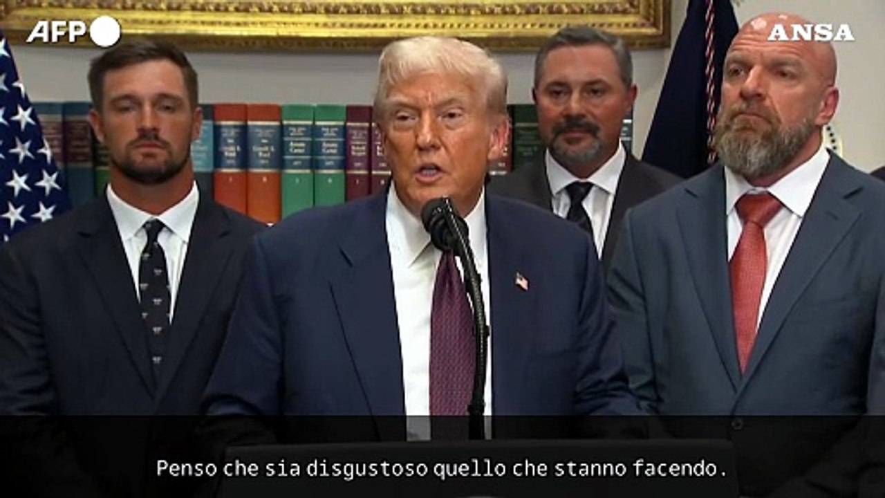 Trump: "Le azioni della Russia in Ucraina sono disgustose"
