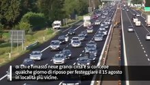 Ponte di ferragosto: ultime partenze e primi rientri a casa, oltre 12 milioni in strada