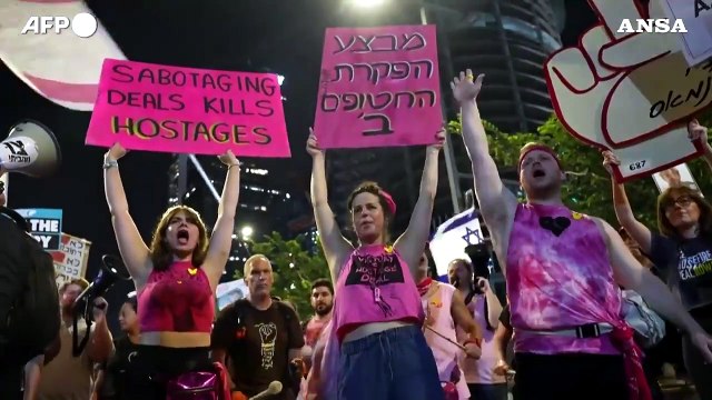 Israele, non cessano le manifestazioni per la liberazione degli ostaggi