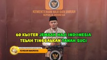 Hari ke-4 Pemulangan Jemaah Haji, 60 Kloter Telah Tinggalkan Tanah Suci