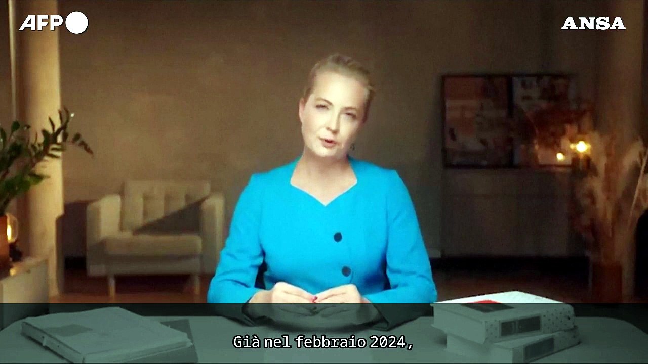 La vedova di Navalny rivela, "mio marito e' stato avvelenato"