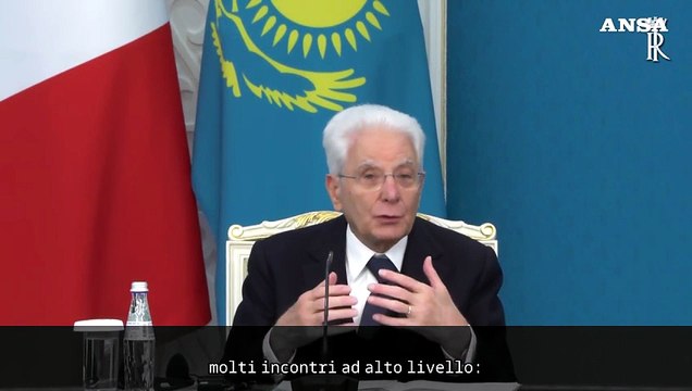 Mattarella in Kazakistan: Rapporti eccellenti fra i nostri Paesi, li svilupperemo